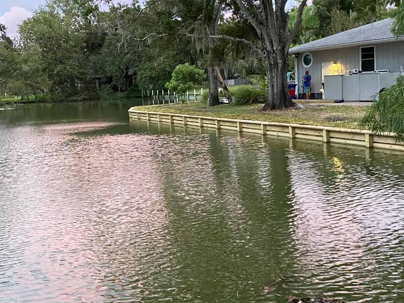 Seawall Repair in Coral Gables, Florida